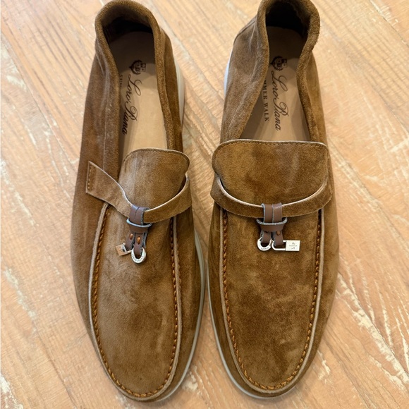 Authentic New Loro Piana Summer Charms Walk Loafer Suede - Picture 3 of 10